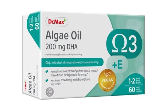 

Dr.Max Pharma, Масло водорослей, пищевая добавка, 60 капсул.