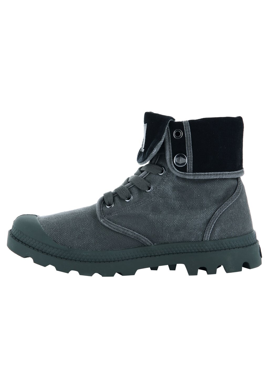 

Ботильоны на шнуровке BAGGY Palladium, цвет metal black