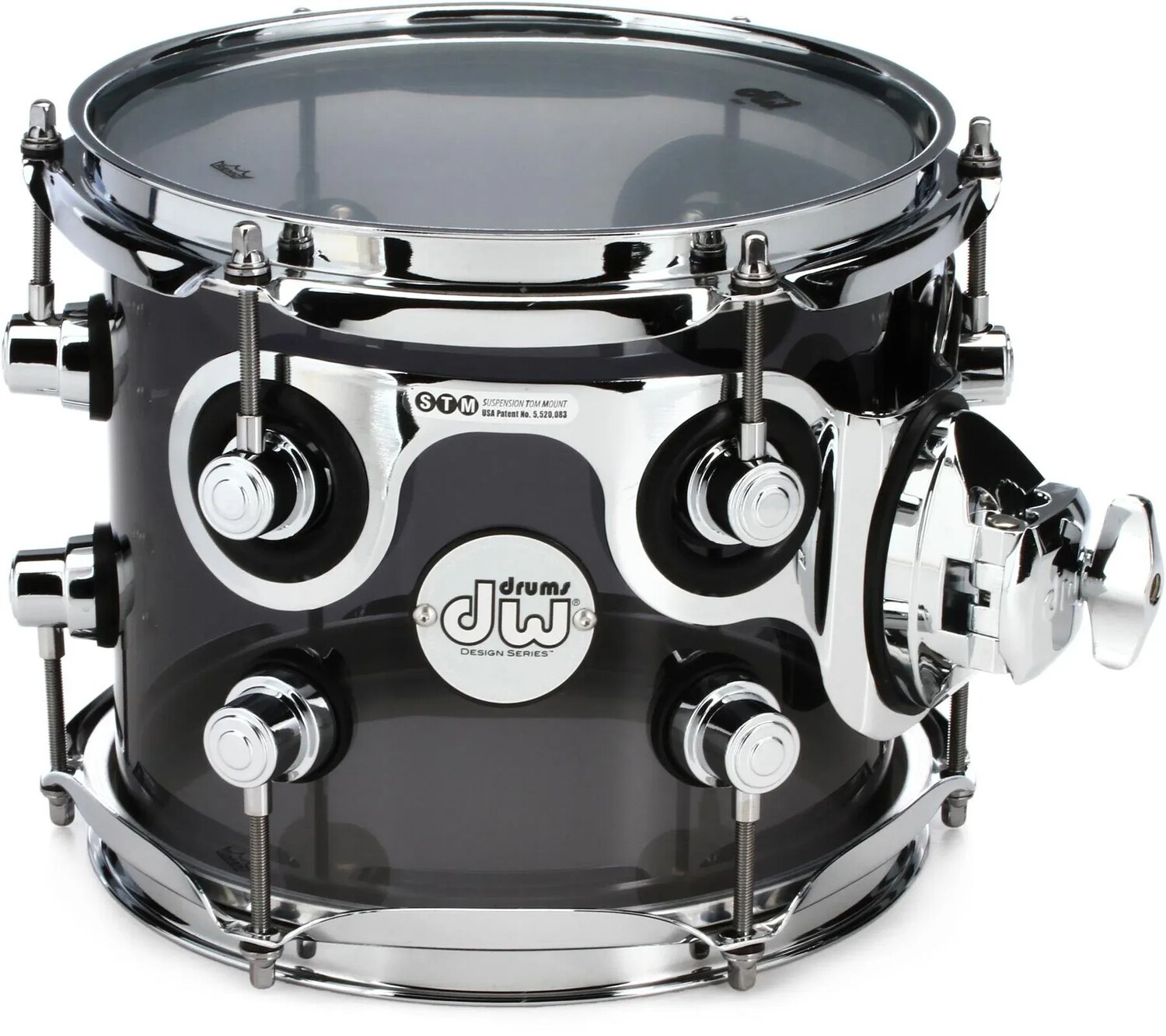 

Стойка Tom серии DW Design — 7 x 8 дюймов — дымчатое стекло