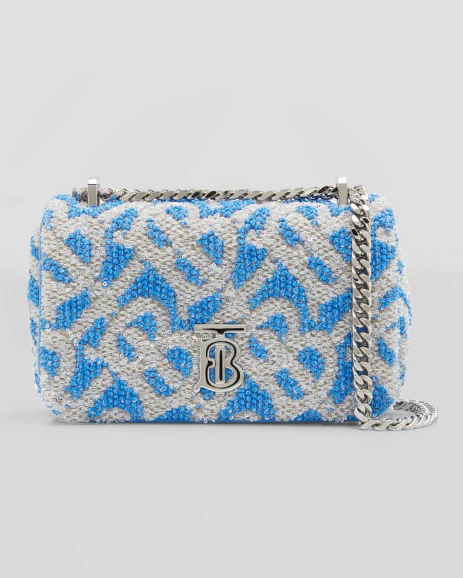

Сумка на плечо Lola TB с монограммой и пайетками Burberry