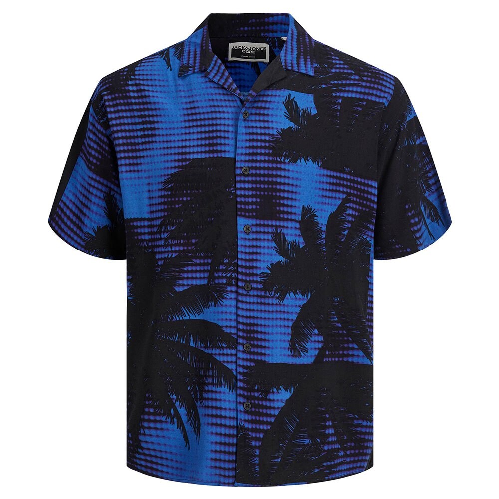 

Рубашка с коротким рукавом Jack & Jones Unnatural Reggie Resort, синий