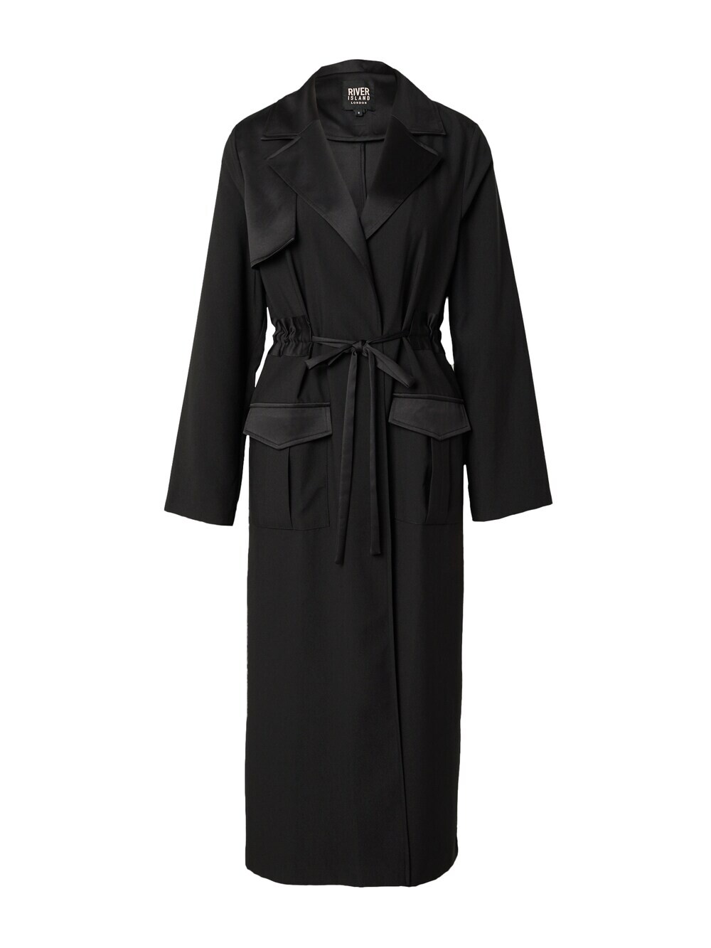 

Межсезонное пальто River Island UTILITY, черный
