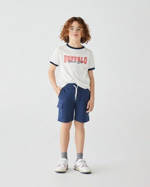 

Плюшевые шорты карго для мальчика Kids El Corte Inglés, темно-синий