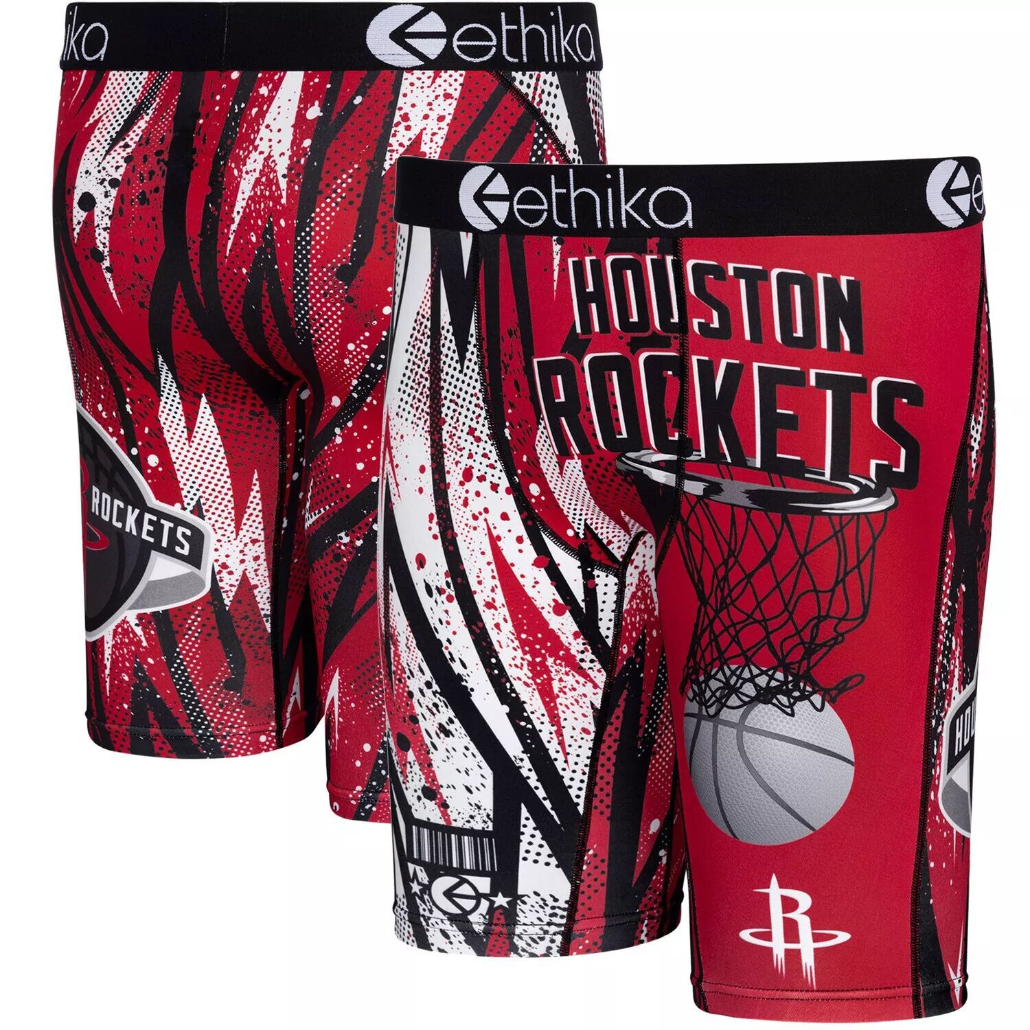 

Классические боксеры Youth Ethika Red Houston Rockets Unbranded