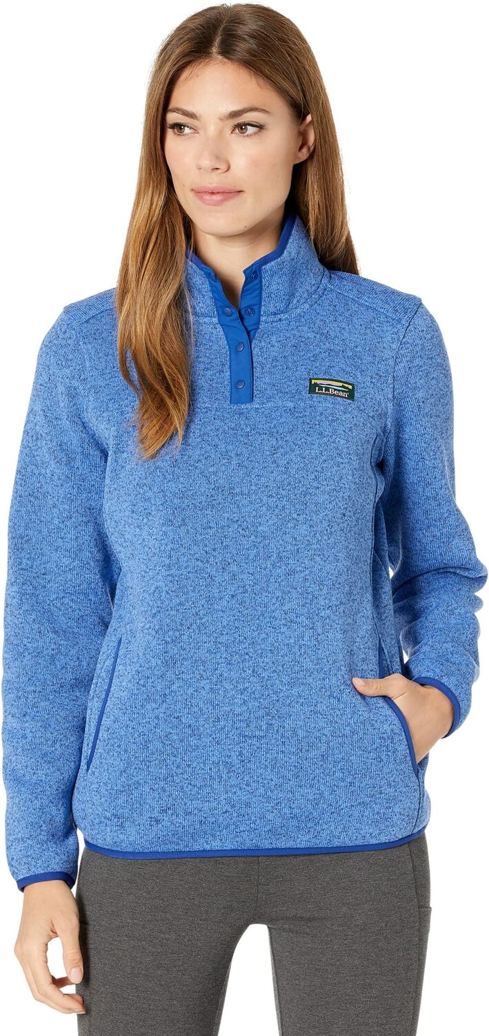 

Куртка Sweater Fleece Pullover L.L.Bean, цвет Arctic Blue