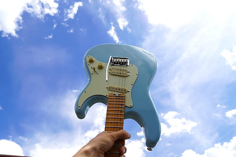

Электрогитара Schecter DIAMOND SERIES MV-6 - Super Sonic Blue 6-String Electric Guitar