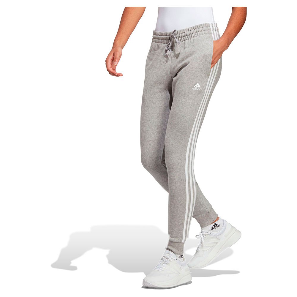 Брюки adidas 3S Ft Cf, серый брюки жен gm8733 adidas w 3s ft c pt black white размер l
