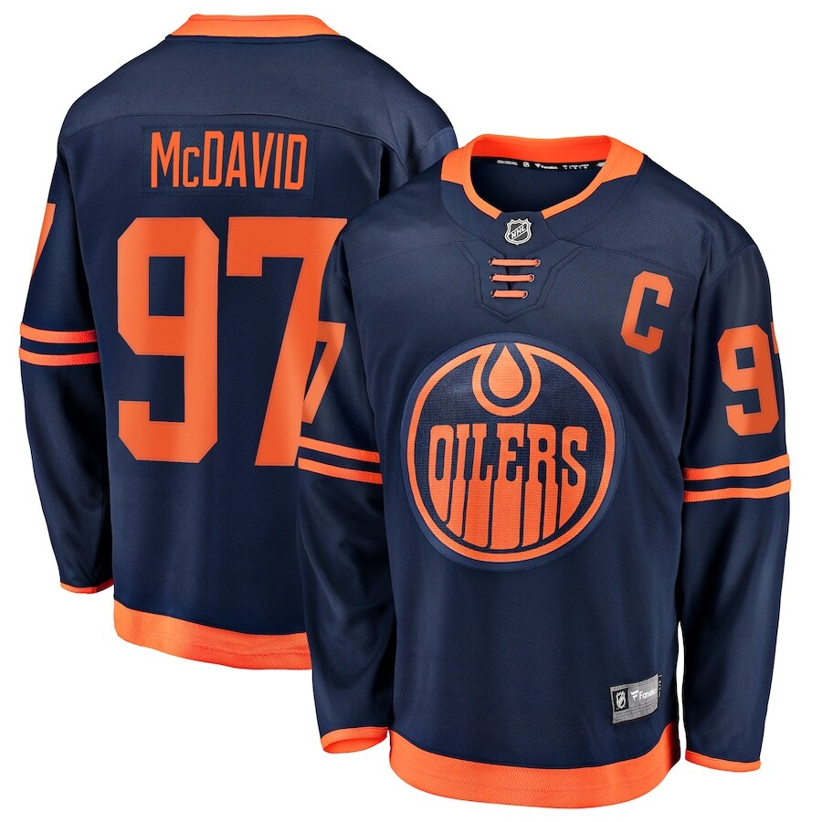 

Джерси Fanatics Branded Edmonton Oilers, нави