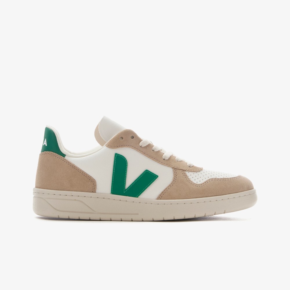 

Кроссовки V-10 Chromefree Leather 'Emeraude Green' VEJA, зеленый