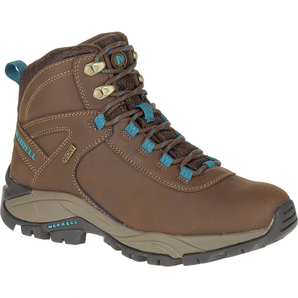 

Походные ботинки Merrell Vego Mid Leather WP, коричневый