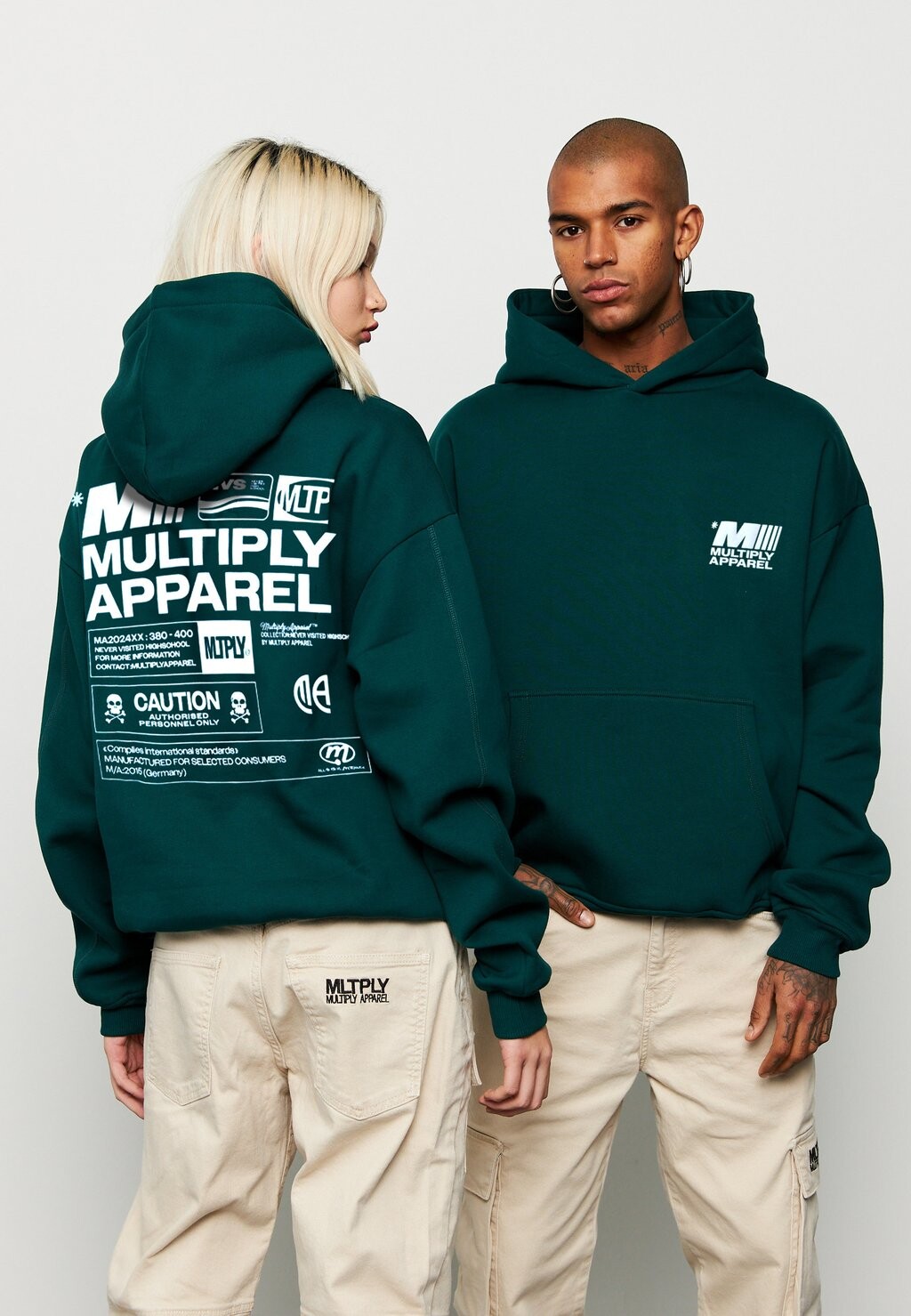 

Толстовка INSTRUCTIONS Multiply Apparel, цвет botanical garden
