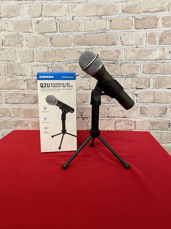 

Микрофон Samson Q2U Recording Pack with USB/XLR Mic and HP20 Headphones