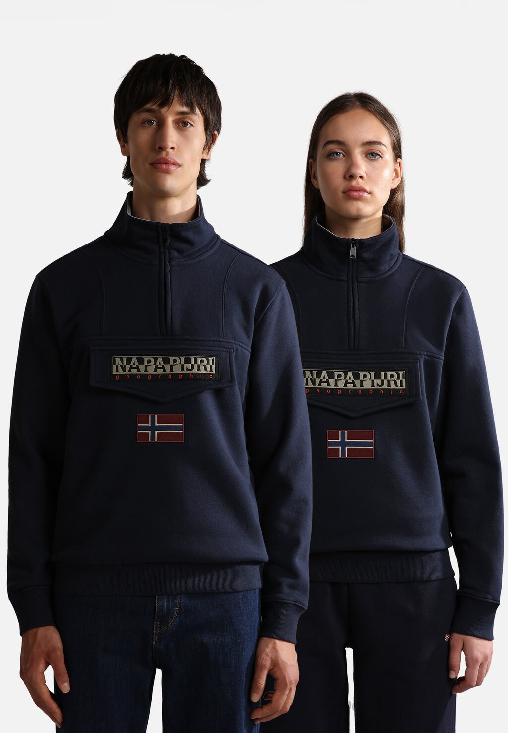 

Толстовка BURGEE ZIP Napapijri, темно-синий