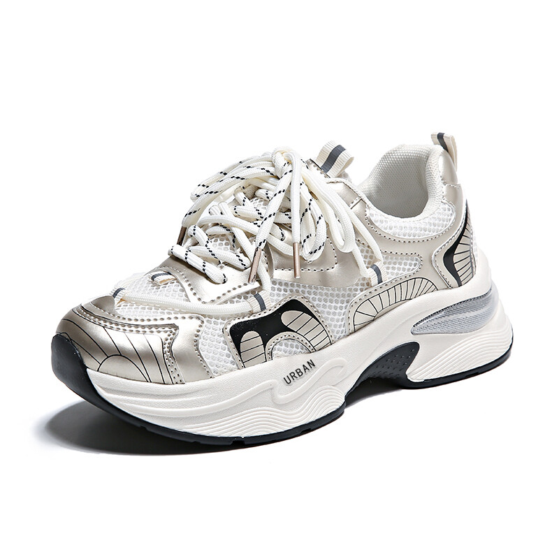 

Кроссовки URBAN AUTHENTIC Chunky Sneakers Women's Low-top, черный/белый