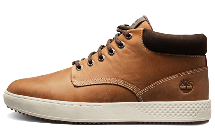 

Кожаные ботинки martin средней высоты Timberland Желтые