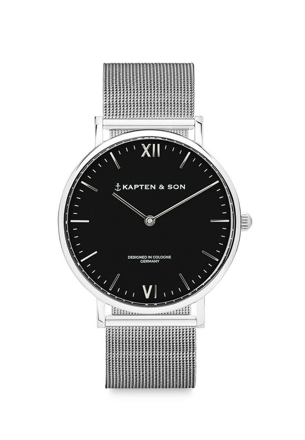 

Часы Campus Small Kapten & Son, цвет silver coloured black