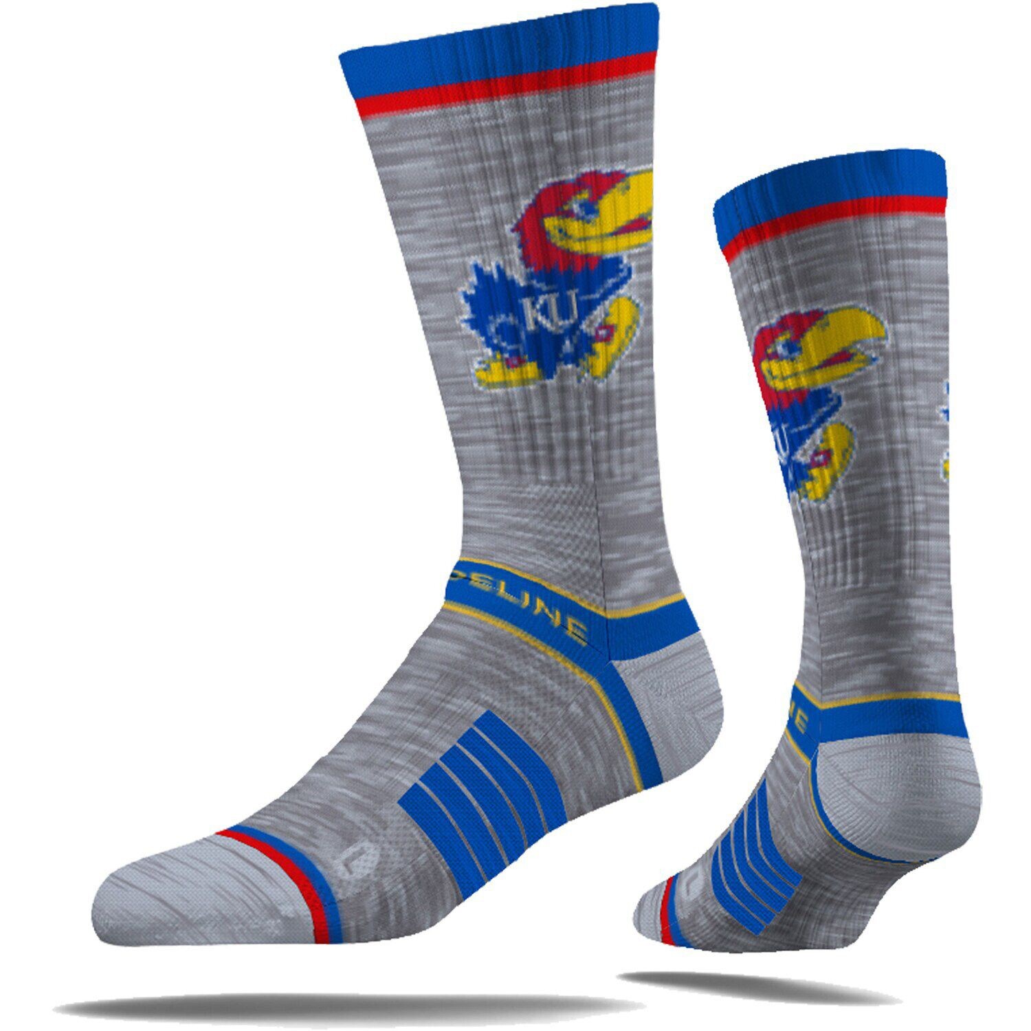 

Шерстяные носки премиум-класса Strideline Kansas Jayhawks для экипажа