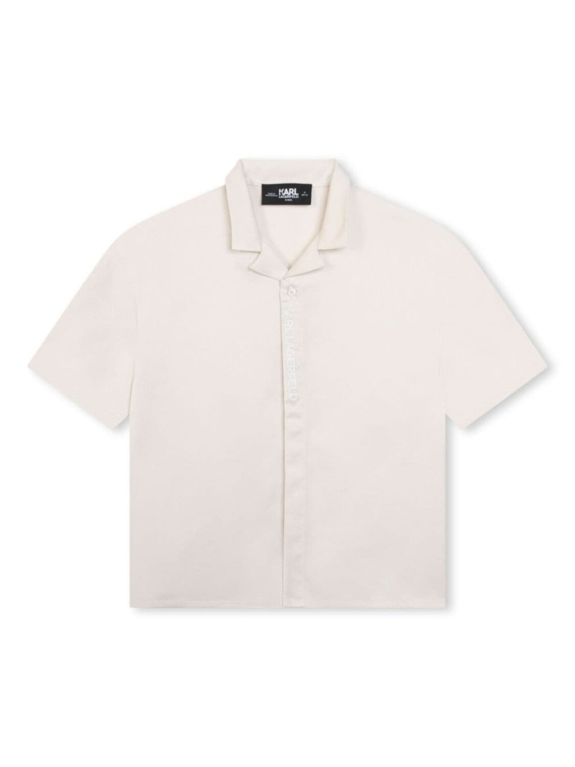 

Karl Lagerfeld Kids рубашка с короткими рукавами, белый