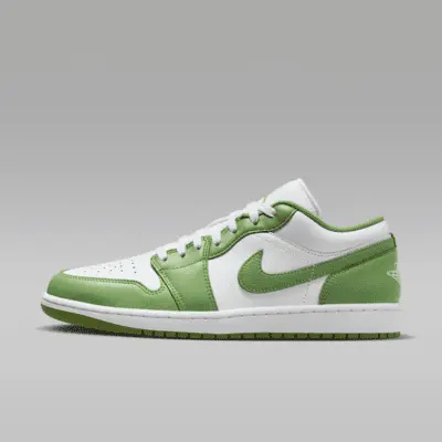

Кроссовки Jordan Air 1 Low SE, цвет White/Lightning/Chlorophyll