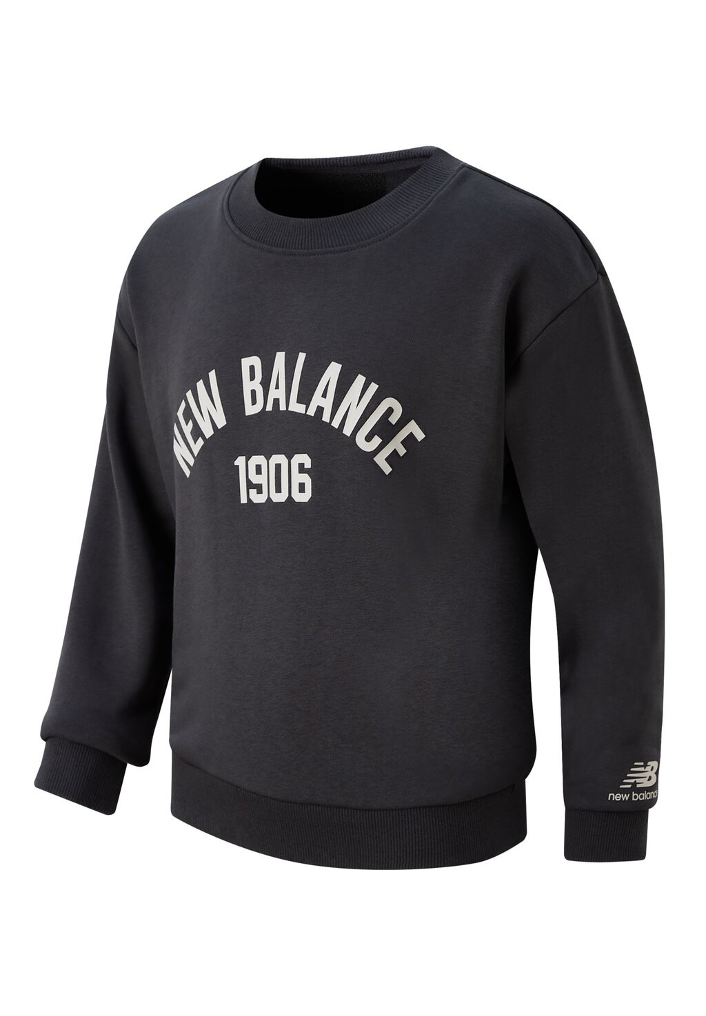 

Толстовка Essentials Varsity Crew New Balance, цвет blacktop