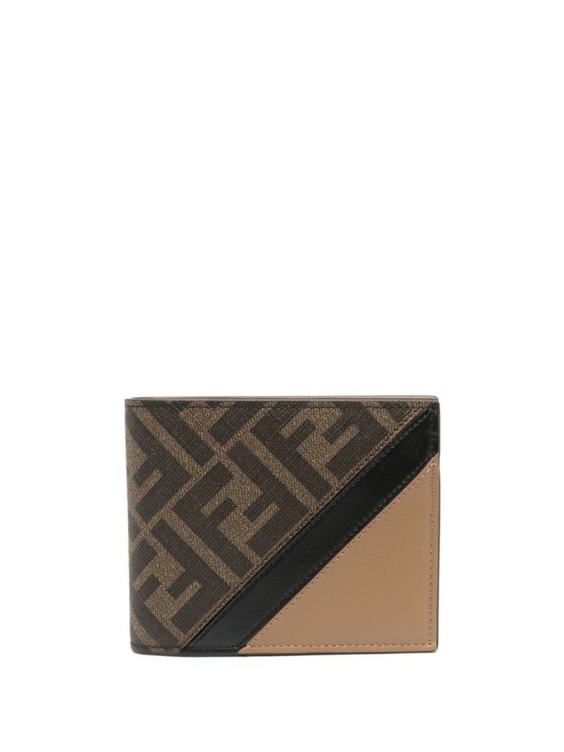 

FENDI бумажник с логотипом, коричневый