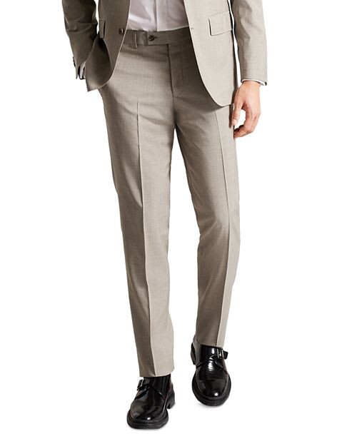 

Костюмные брюки Alcona из натуральной акульей кожи Ted Baker, цвет Tan/Beige