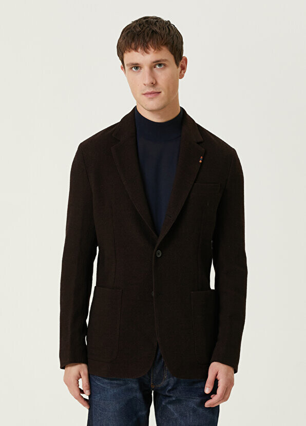

Темно-бордовая шерстяная куртка Paul Smith, Красный