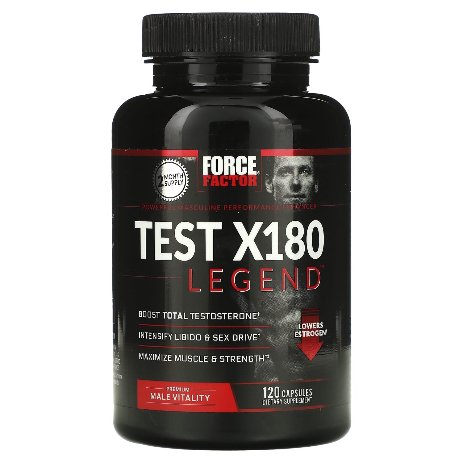 

Test X180 Legend, усилитель тестостерона, 120 капсул, Force Factor