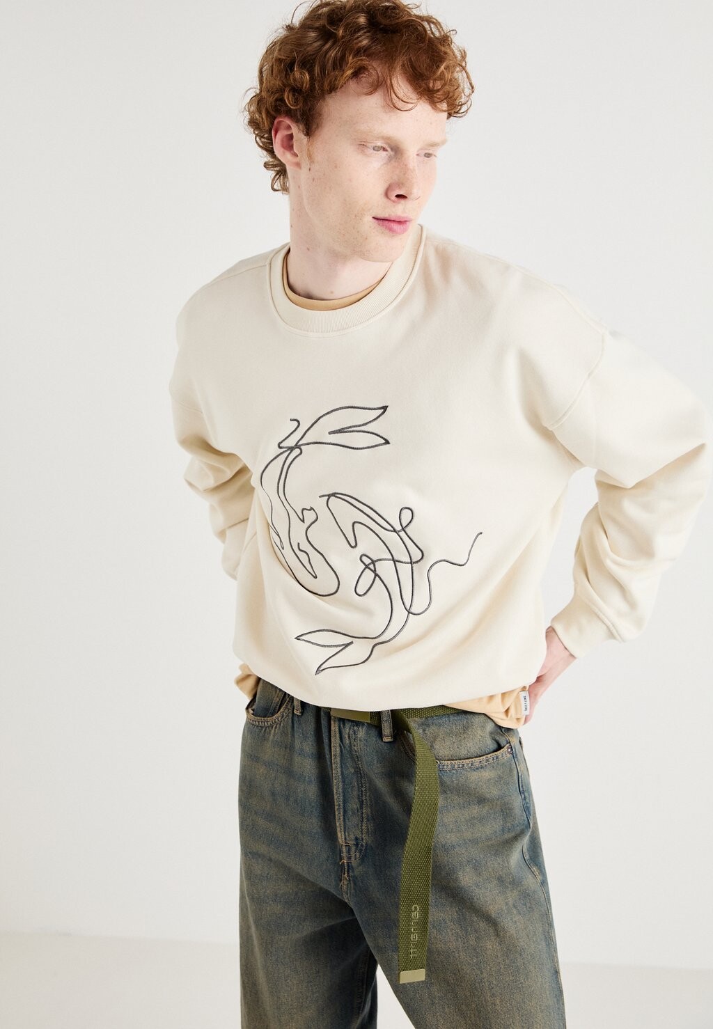 

Толстовка ONSJONATAN CREW NECK Only & Sons, белый