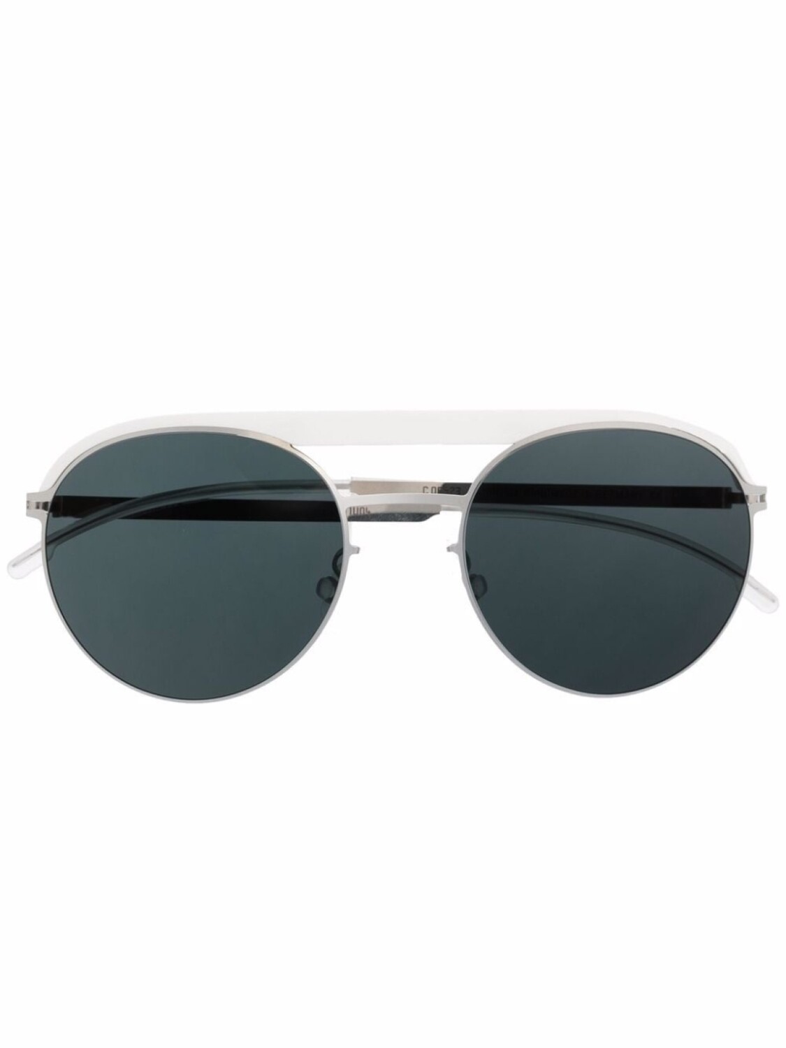 

Mykita солнцезащитные очки ML01 в круглой оправе, белый
