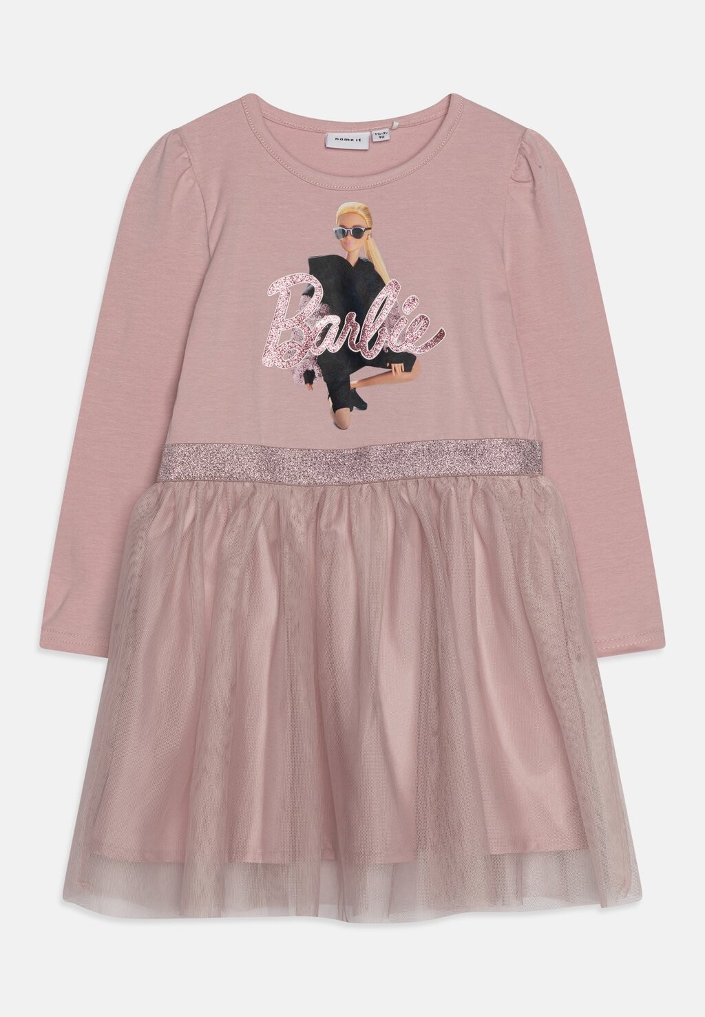 Платье из джерси Nmfjetinna Barbie Dress Box Sky Name it, цвет violet ice футболка с принтом nmfabeline barbie box sky name it цвет double cream