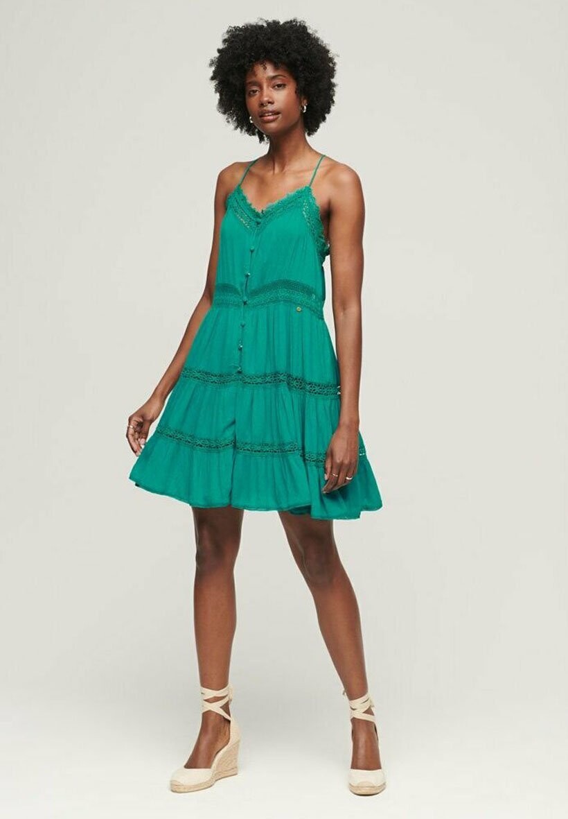

Платье-рубашка Superdry ALANA CAMI, цвет tropical green