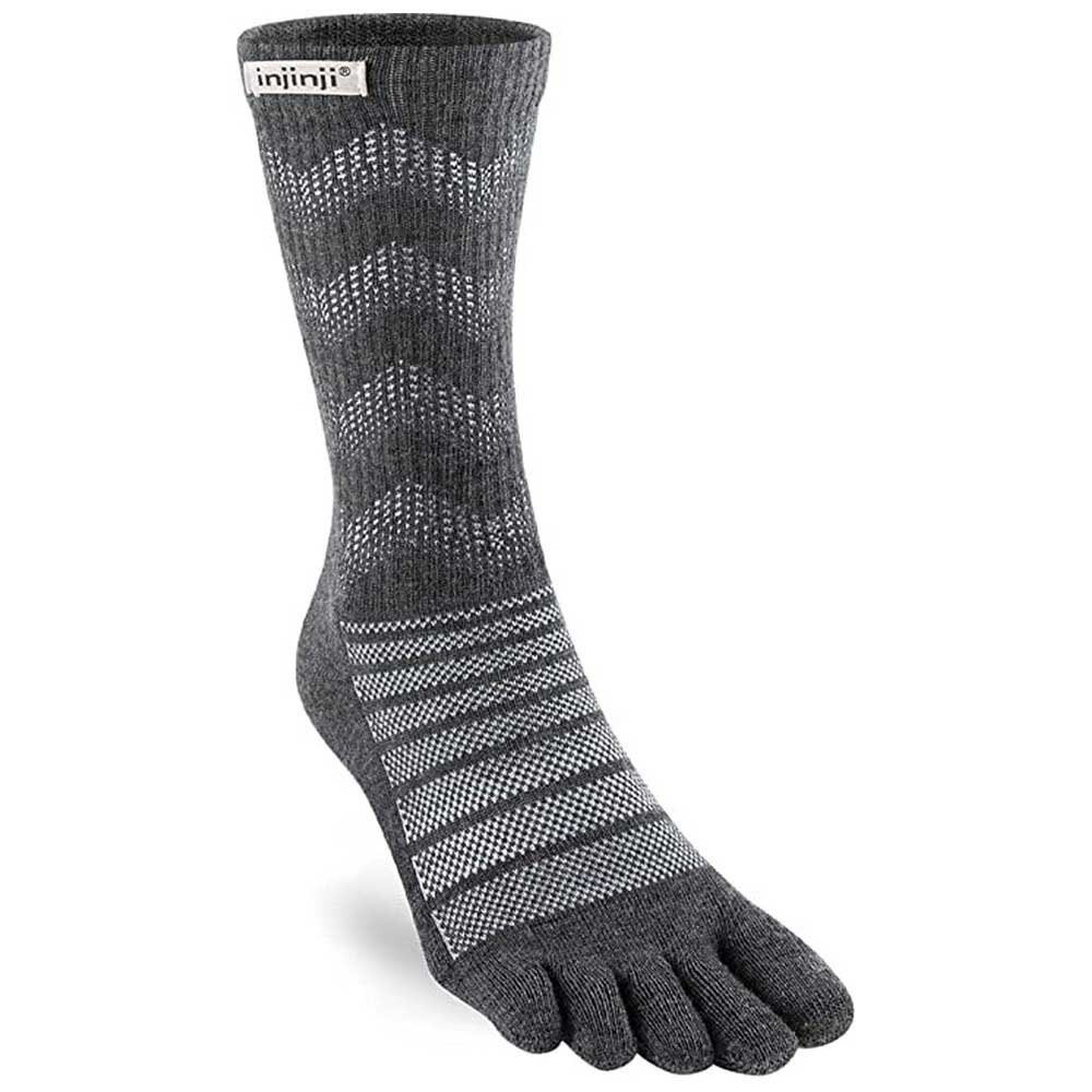 

Носки Injinji Outdoor Midweight Crew Wool, серый