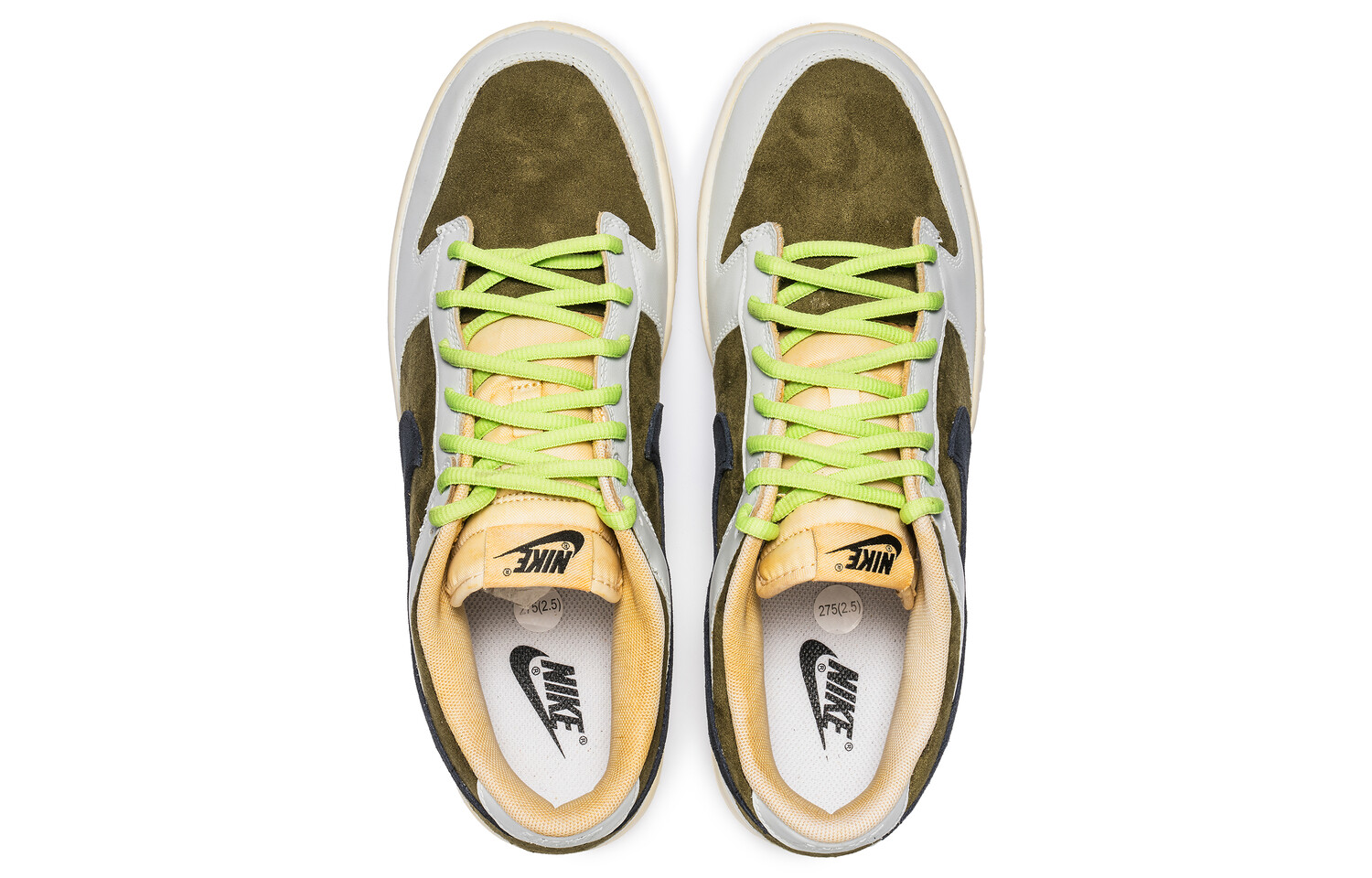 

Кроссовки Nike Dunk Skateboarding Shoes Men Low-top Gray, серый