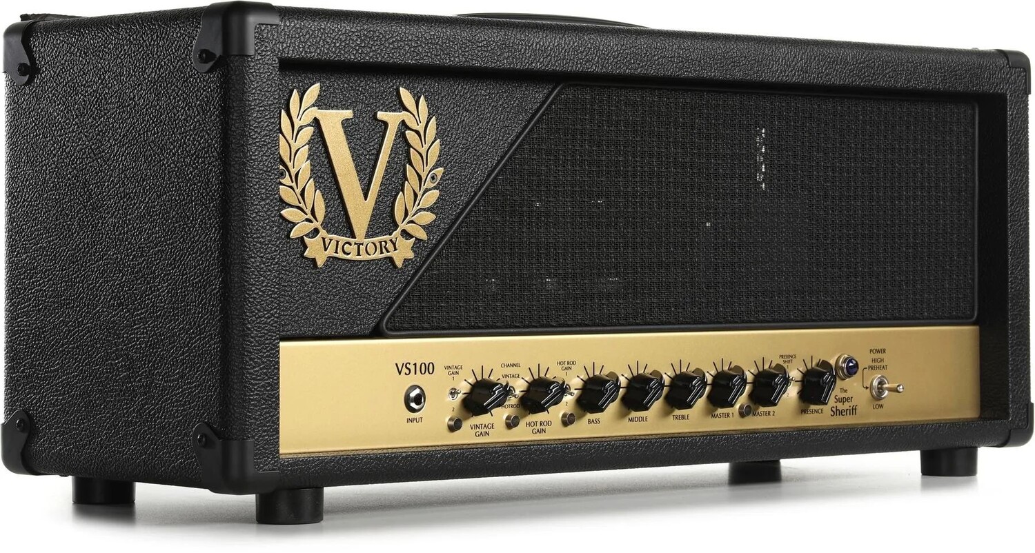 

Усилитель Victory The Sheriff 100 Wide Head, 100-ваттный ламповый усилитель