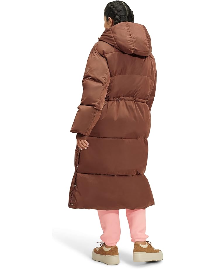 Пальто UGG Keeley Long Puffer Coat, цвет Dark Chestnut