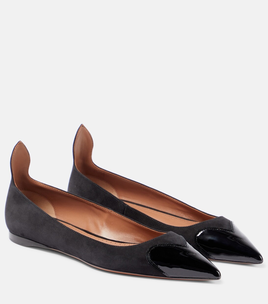 

Замшевые балетки Cœur Alaïa, черный