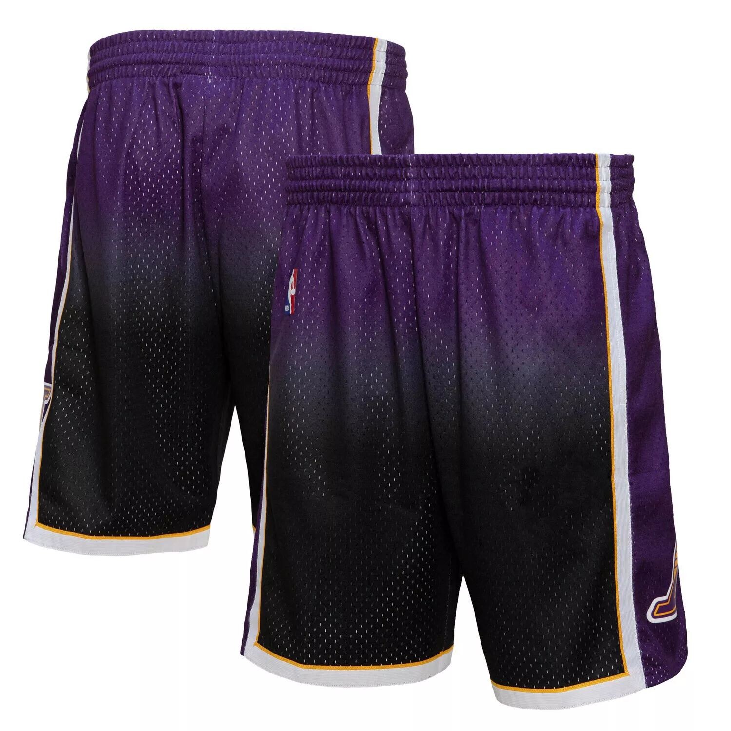 

Мужские шорты Mitchell & Ness фиолетовые/черные Los Angeles Lakers 2009/10 Hardwood Classics Fadeaway Reload 3.0 Swingman