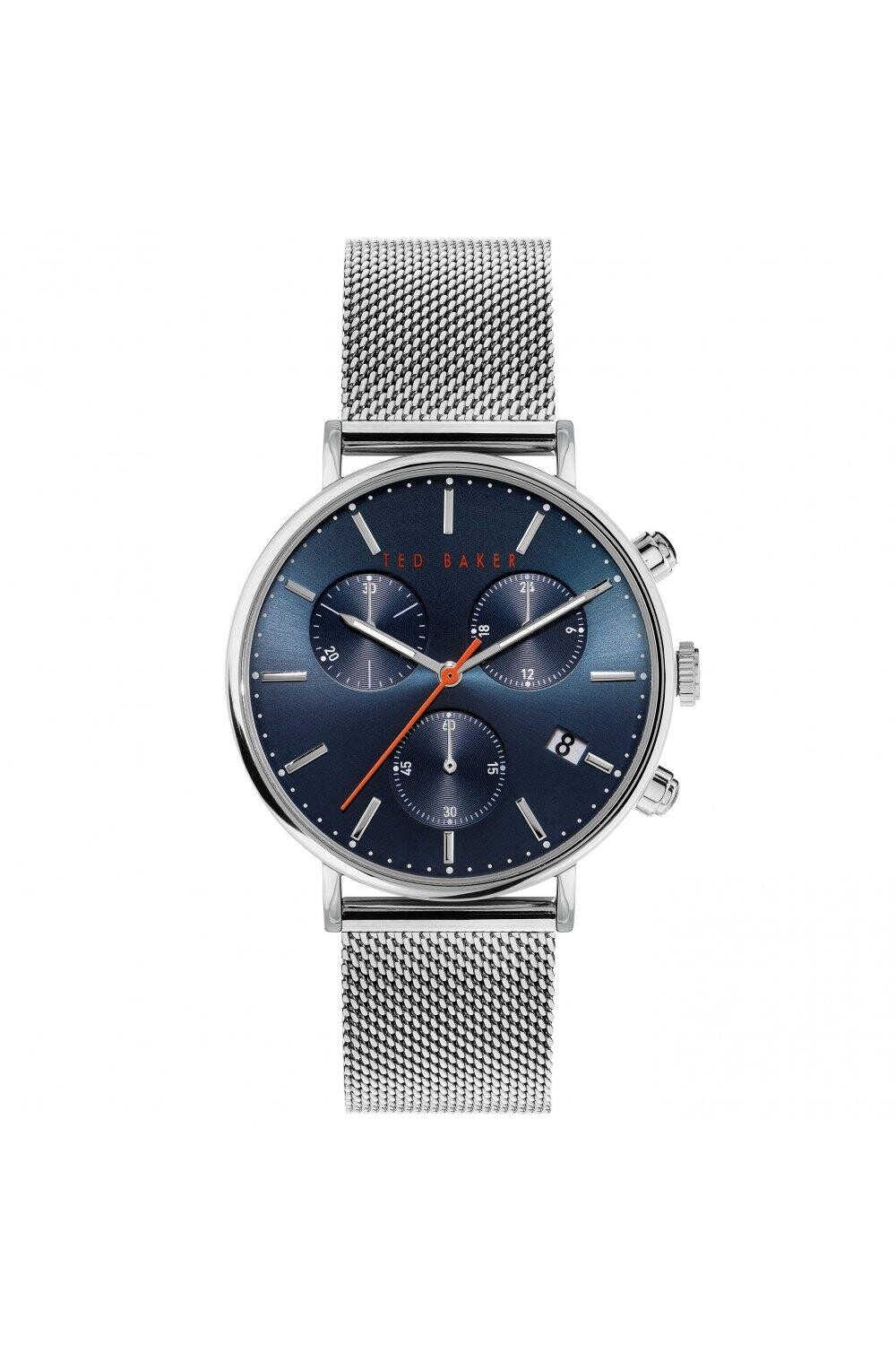 

Модные аналоговые кварцевые часы Chrono из нержавеющей стали - Bkpmms120Uo Ted Baker, синий