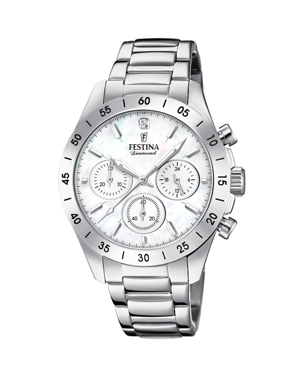 

F20397/1 Boyfriend Collection серебряные женские часы из стали Festina, серебро