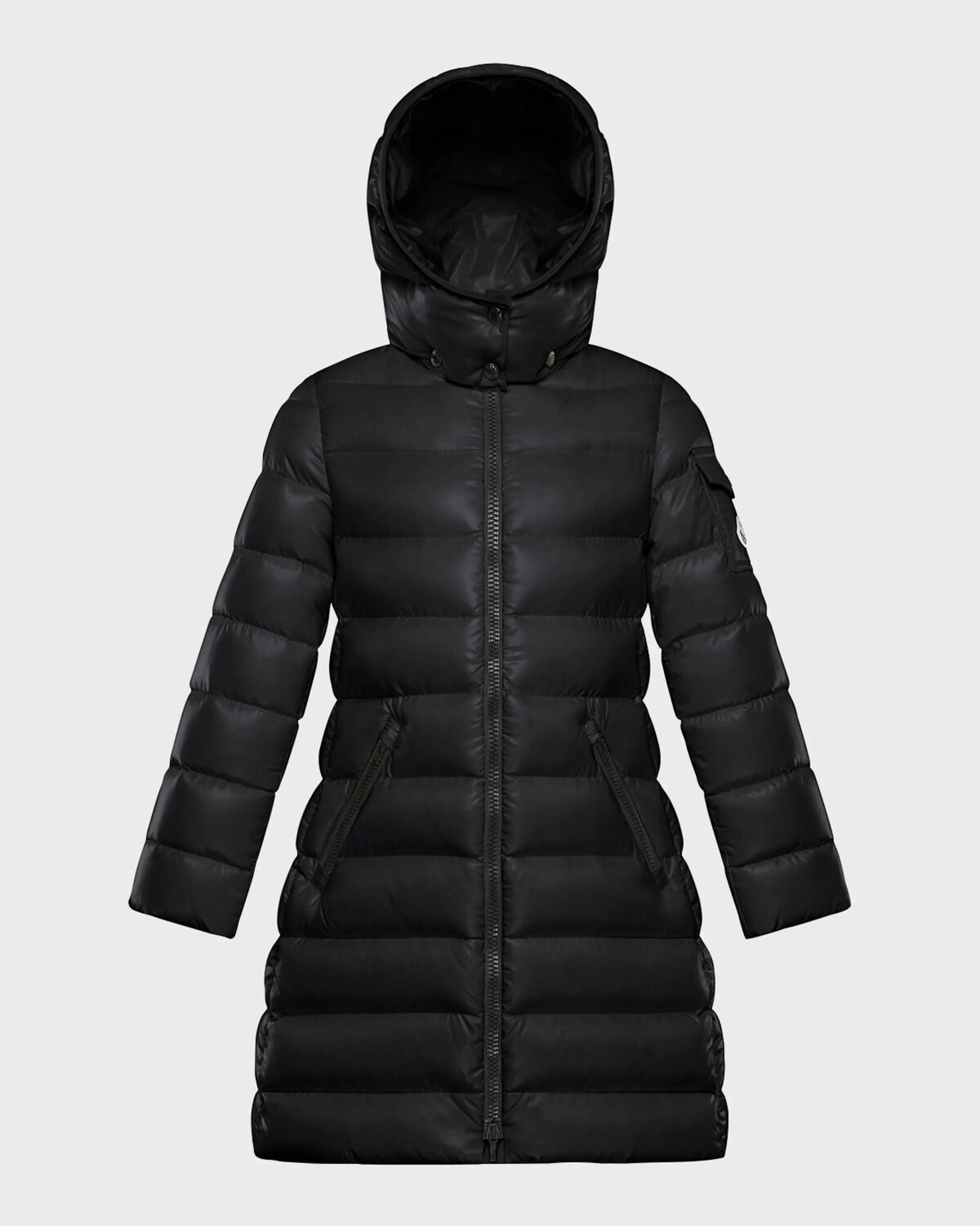 

Детское длинное пуховое пальто Moka Moncler, цвет Black