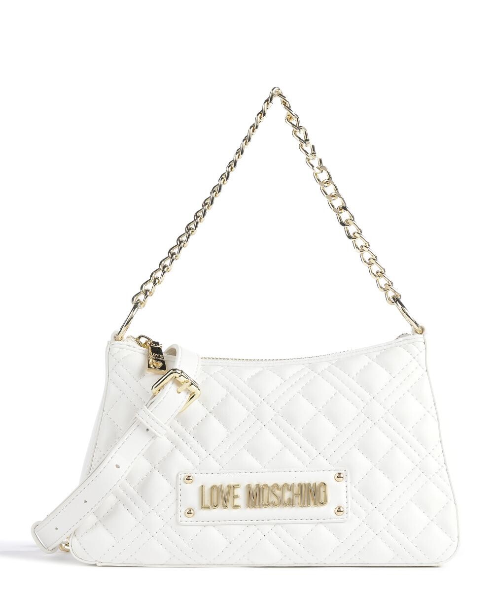 

Стеганая сумка через плечо из искусственной кожи Love Moschino, белый