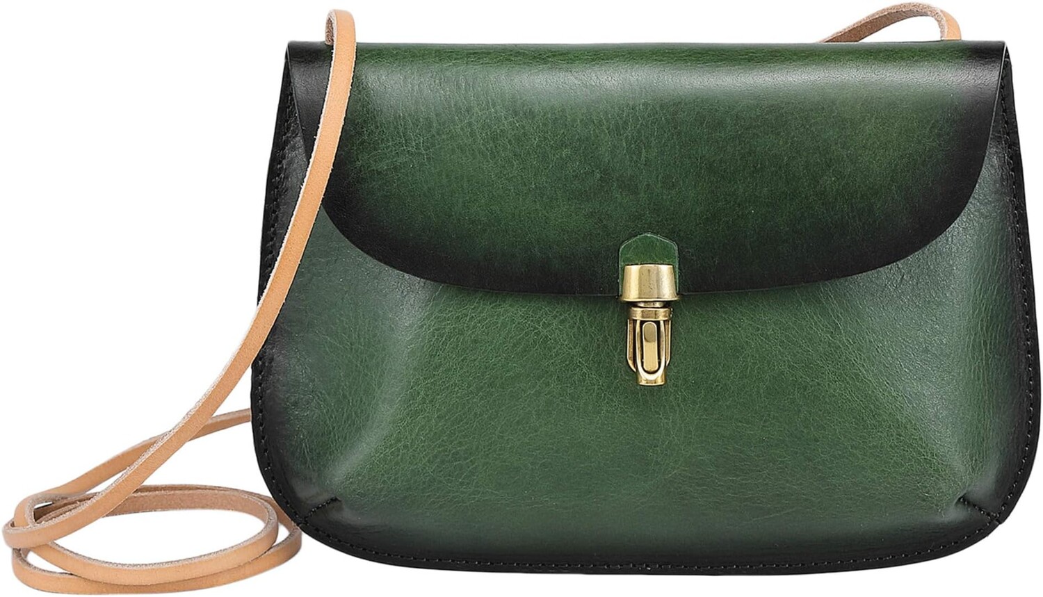 

Сумка через плечо Ada из натуральной кожи Old Trend, цвет Green Ombre