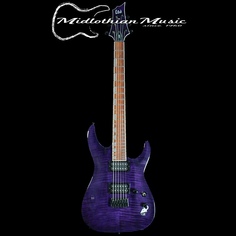 цена Электрогитара ESP LTD H-200 FM - See Through Purple Gloss Finish
