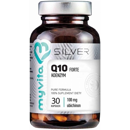 Коэнзим Q10 100 мг убихинон 30 капсул Silver Pure, Myvita