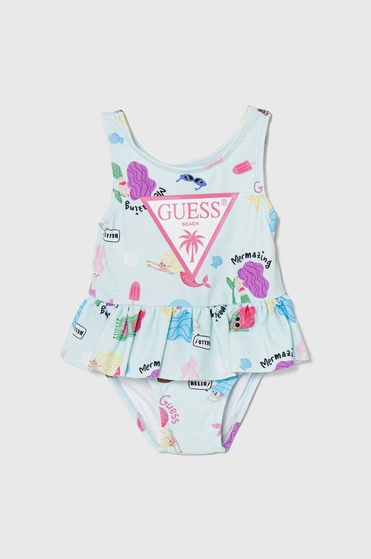

Цельный детский купальник Guess, бирюзовый, Зеленый, Цельный детский купальник Guess, бирюзовый