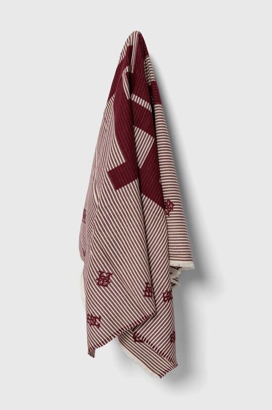 

Шаль с добавлением шерсти Tommy Hilfiger, гранат