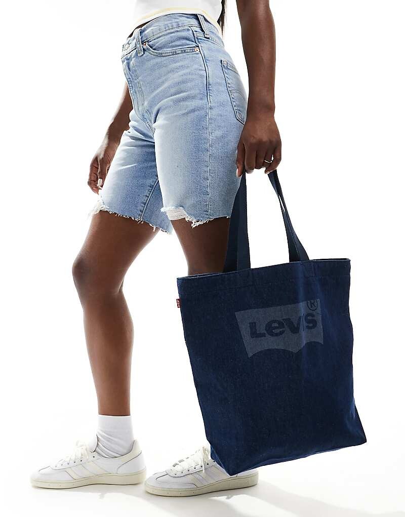 

Джинсовая сумка-тоут Levi's с логотипом «летучая мышь»