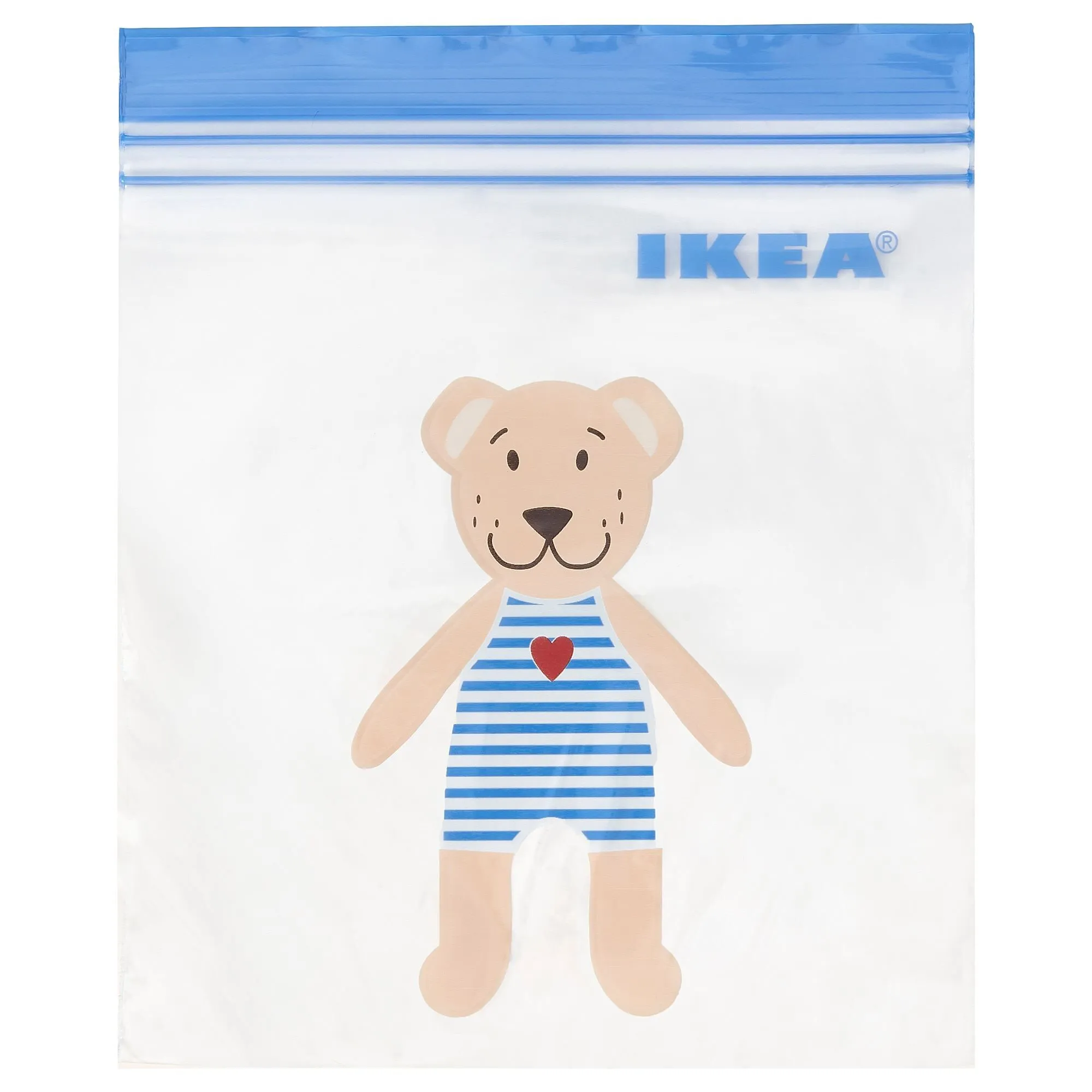 

Закрывающийся пакет, с синим рисунком, 1 л, 25 шт. ISTAD IKEA