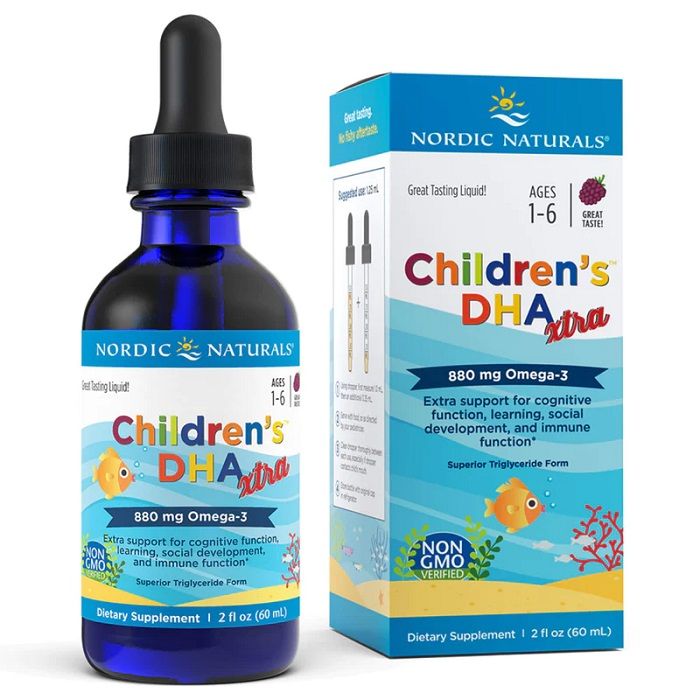 

Масло с кислотами омега3 Nordic Naturals Children's DHA Xtra 880 Mg Berry Punch, 60 мл